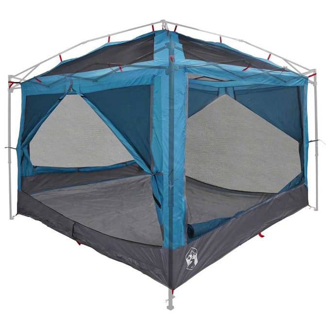 vidaXL - Binnen - Tent - 7-Persoons - 7-persoons - Blauw - en - Grijs