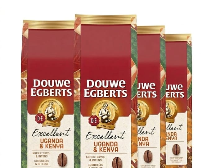 Douwe Egberts Excellent Uganda & Kenya - Voordeelverpakking - 1.8kg (4x450g)