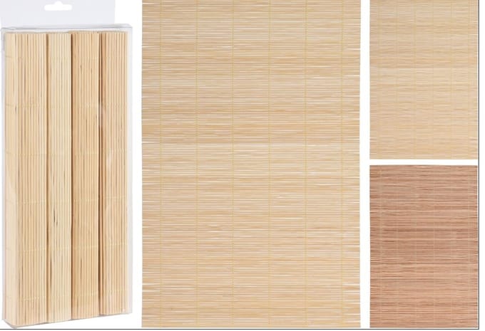 Placemat Bamboe set 4
