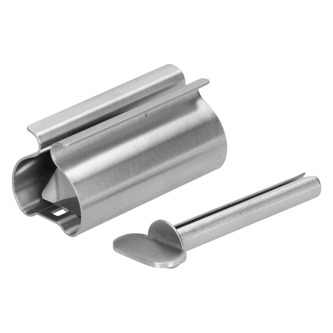 Tandpastatube Knijper Dispenser Roestvrij Staal Tandpastahouder Standaard voor BadkamergebruikKlein gray