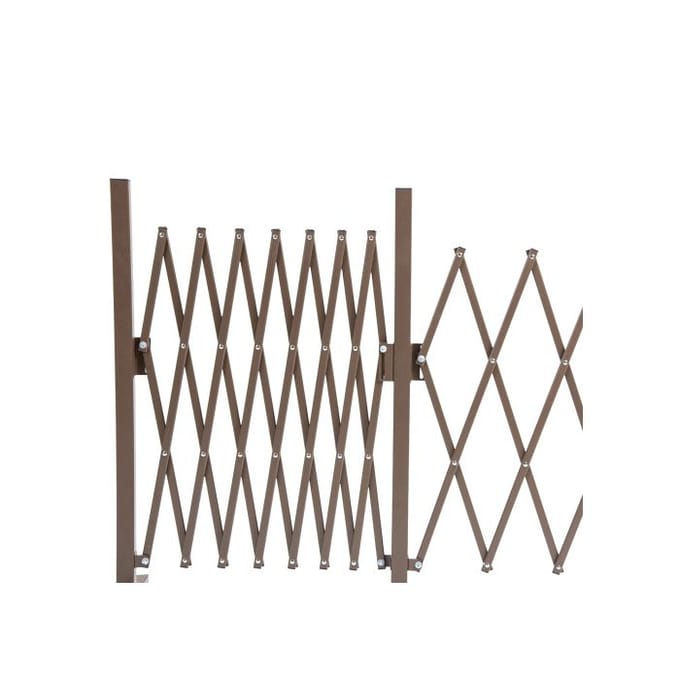 Schaarhek - MUVOE - Uitschuifbaar 52-405cm - Aluminium - IJzer - Bruin bruin