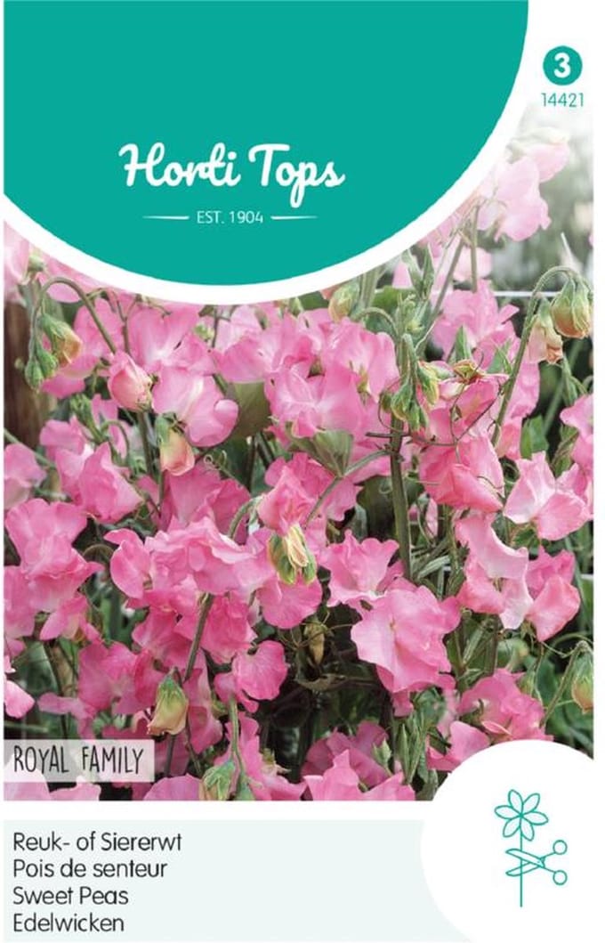 Hortitops Zaden - Lathyrus Odoratus Royal Family Rose