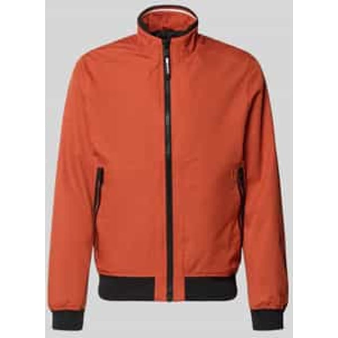 Regular fit jack met opstaande kraag
