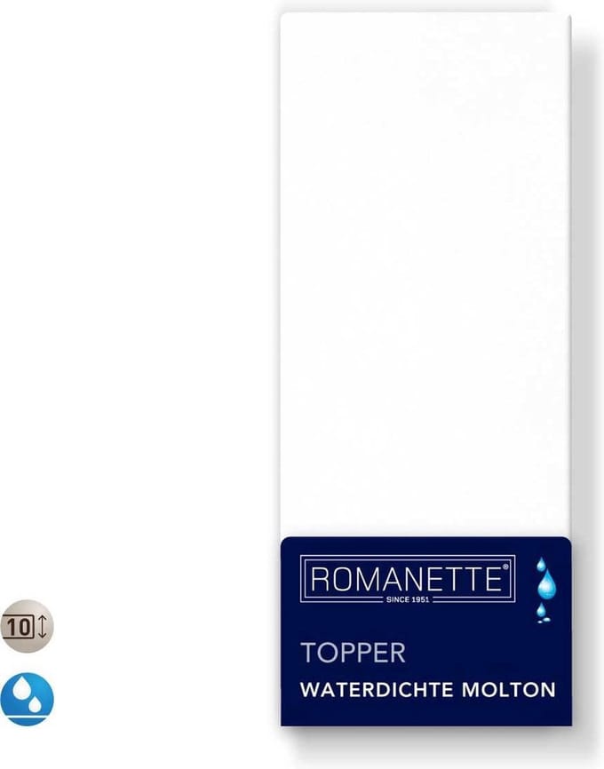 Romanette Matrasbeschermer Waterdicht - 70 x 200 cm - [Wit]