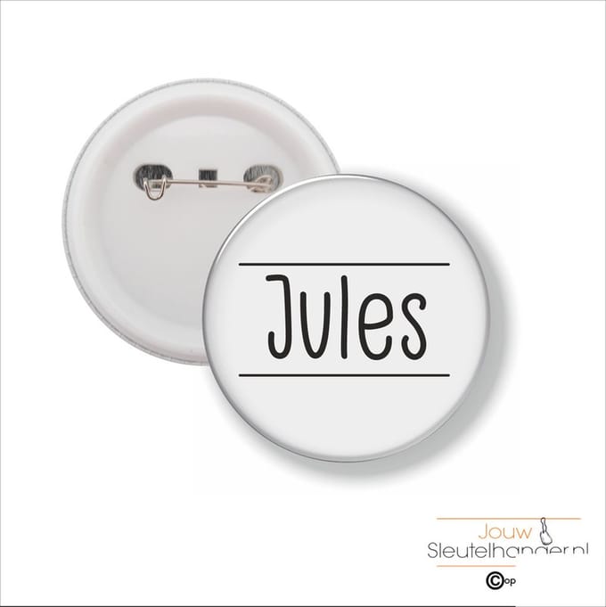 Button Met Speld 58 MM - Jules