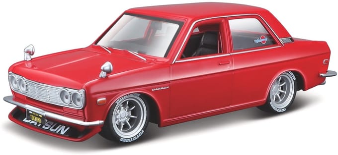 Maisto Datsun 510 - Modelauto - Schaal 1:24 - Rood