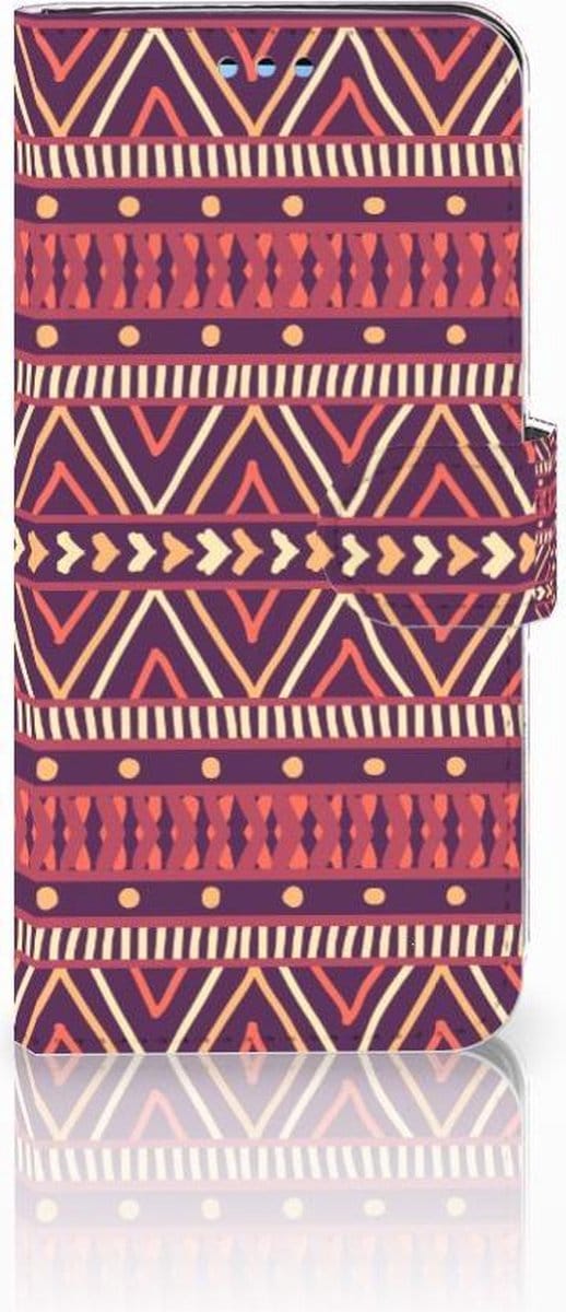 Samsung Galaxy S9 Telefoon Hoesje Aztec Paars