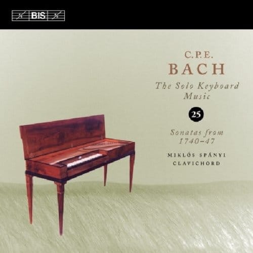 Miklós Spányi - C.P.E.. Bach: Solo Keyboard Music, Volume 25 (CD)