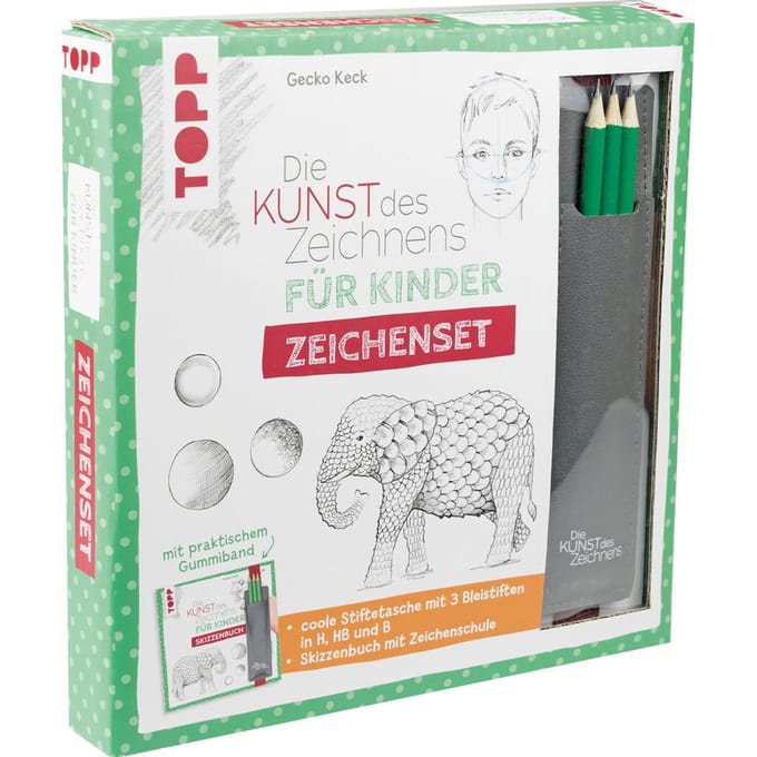 Boek "Die Kunst des Zeichnens für Kinder Zeichenset"