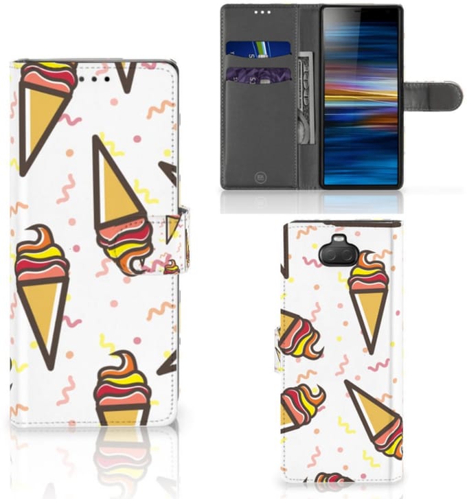 Sony Xperia 10 Book Cover Icecream