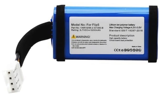 Batterij voor Flip 5 Bluetooth-luidspreker - 5200 mAh Li-ion
