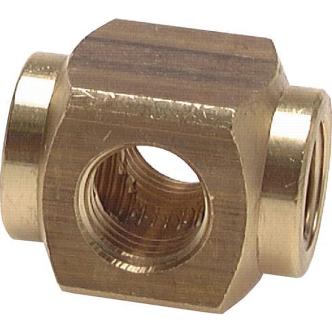 4-Weg Luchtverdeler G1/4'' Messing 16bar [2 Stuks]