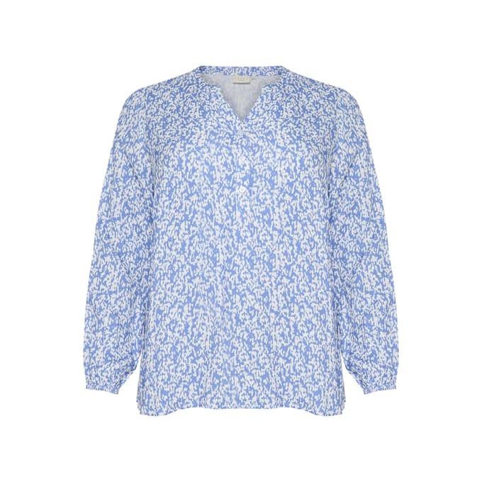 Damesblouse met lange mouwen KAFFE Curve Mahlena
