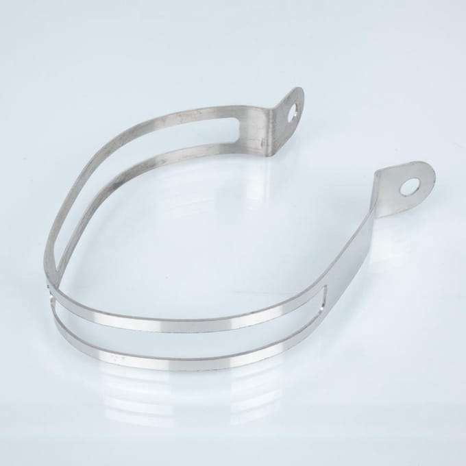 Collier support pot d échappement 106x139mm GIANNELLI Ipersport pour moto Neuf