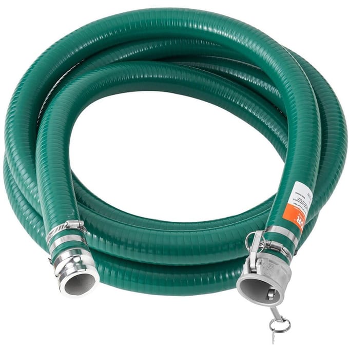 Zuigslang 2 inch x 20 ft Groen Hoge Kwaliteit Slang Complete Fittingen