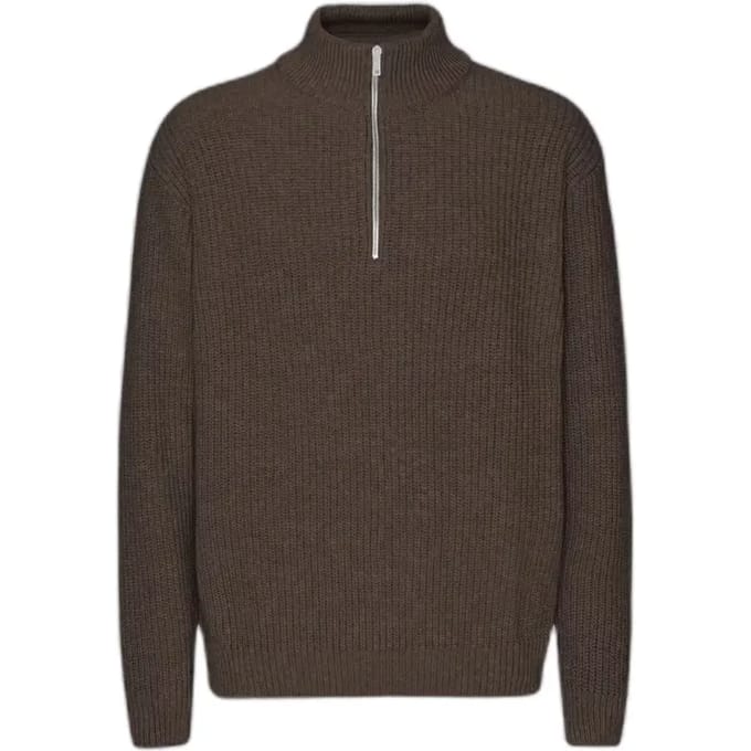 Trui met ritssluiting van wol Colorful Standard Merino