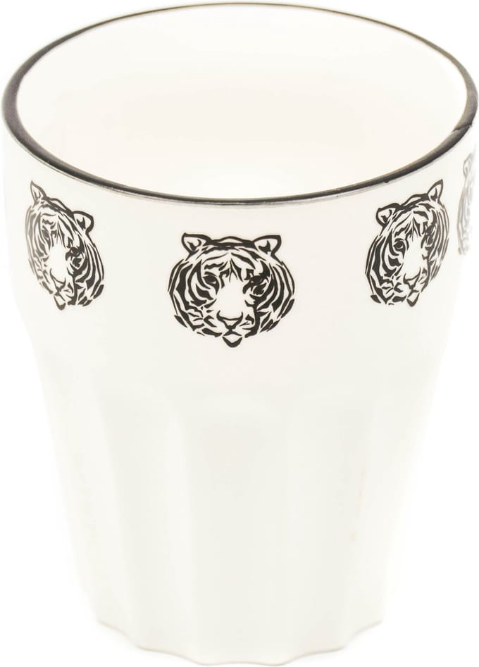HV Witte mok 9,5x11 cm- Mr Tijger