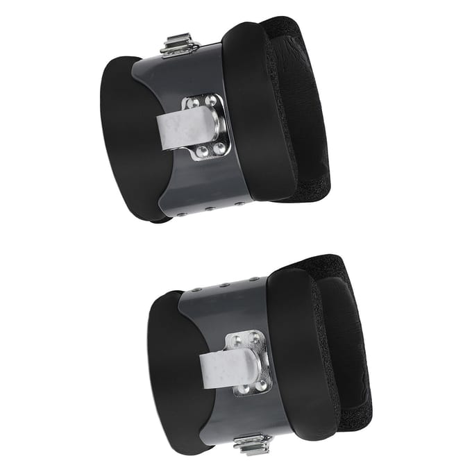 Omkeerlaarzen Veilig 2 Haken Omkeer Hanglaarzen met Band voor Compressieverlichting Oefening Herstel 1 Paar black