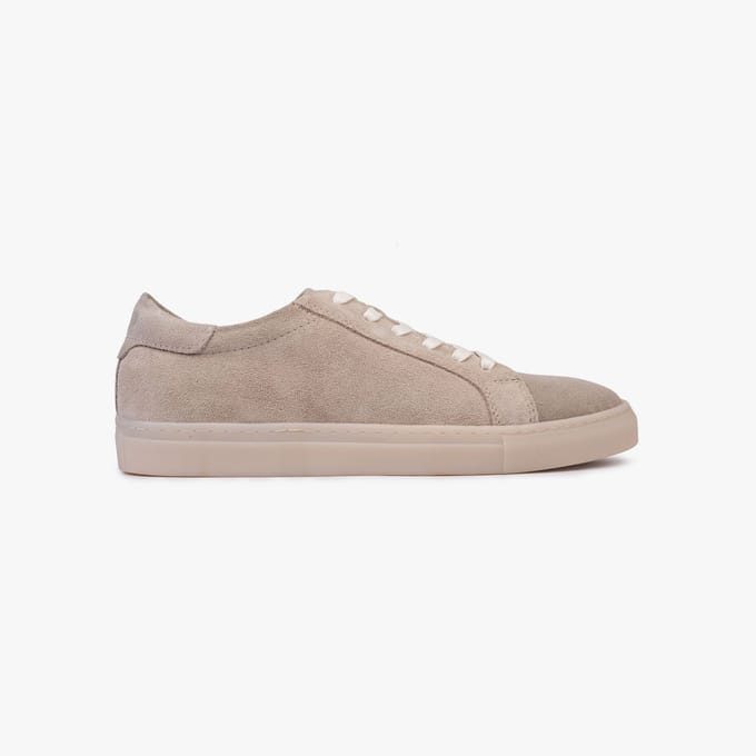 Omnio finn sneakers heren ecru suède