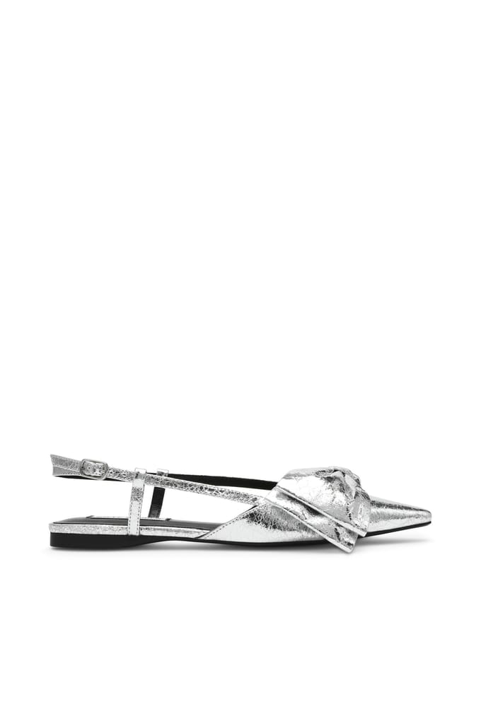 Steve Madden Dazzled Flat Shoes Silver Maat: 40 | Sandalen Outlet | Dames | Zilver