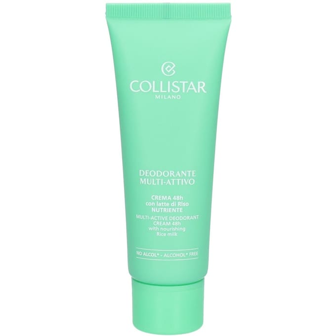 Collistar Multi Active Deodorant Cream 48h With Nourishing Rice Milk Alcohol Free Collistar - Hydra-illuminating Multi-active Deodorant Cream 48h With Nourishing Rice Milk, Alcohol Free