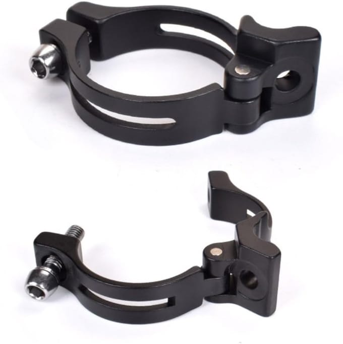 Verstelbare Fiets Derailleur Klem Adapter voor Racefiets en MTB 31.8mm