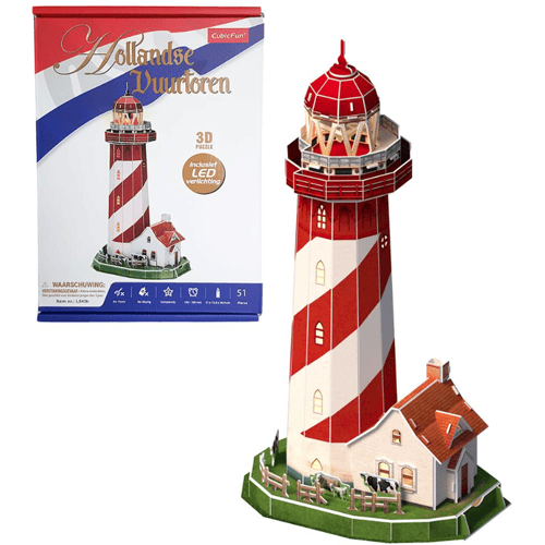Cubic Fun 3D Puzzle Lighthouse LED 51st. 3D Puzzels