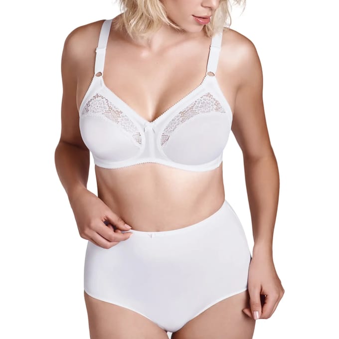 Witte beugelloze bh Lisca Minca