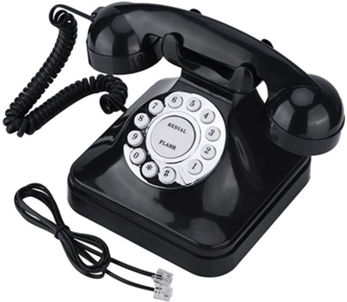 Unieke retro telefoon voor het bureau