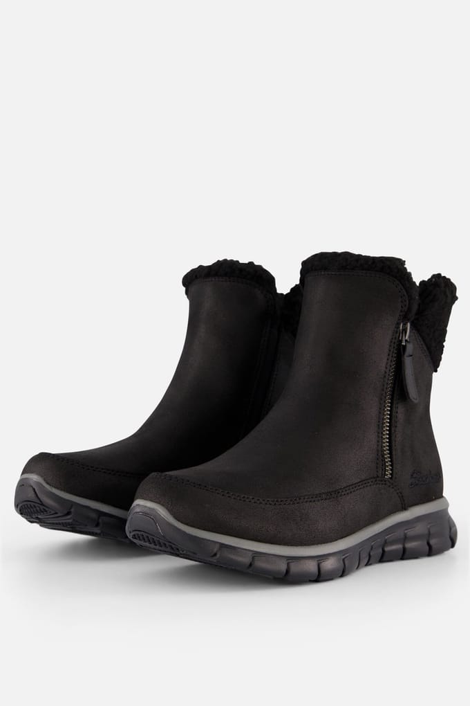 Skechers Synergy-Collab Dames Laarzen - Zwart - Maat 38