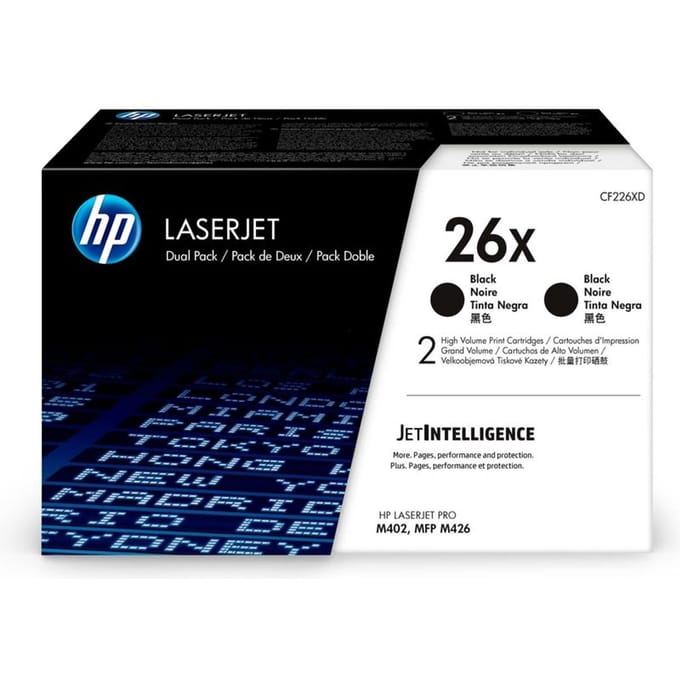 Tonercartridge hp cf226xd 26x zwart 2x