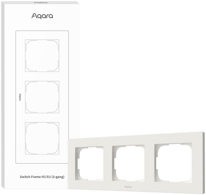 Aqara Switch Frame H2 EU White (3-gang)