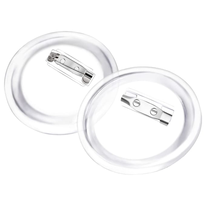 vidaXL - Buttons - met - spelden - 100 - st - 58 - mm - acryl