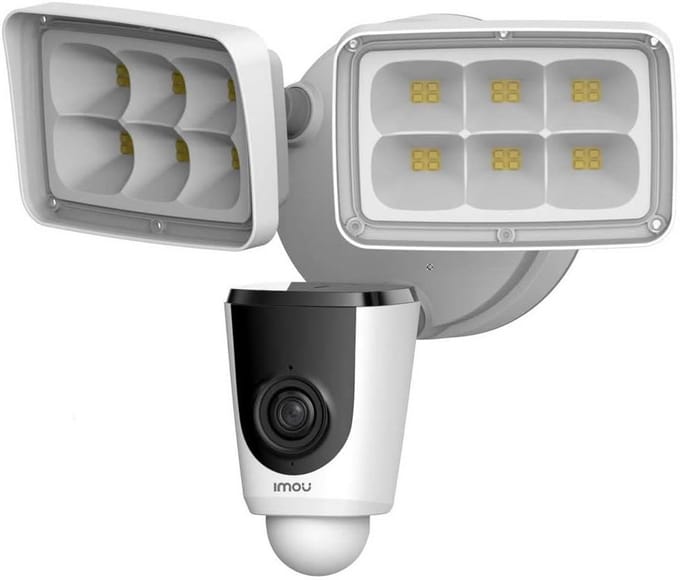 Buiten Beveiligingscamera met Krachtige 2000 Lumen LED Schijnwerper en Wifi