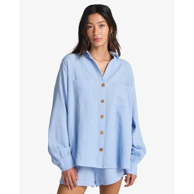Damesblouse met lange mouwen Billabong Swell