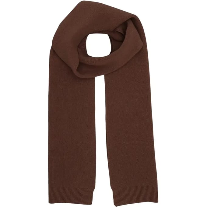 wollen sjaal Colorful Standard Merino coffee brown