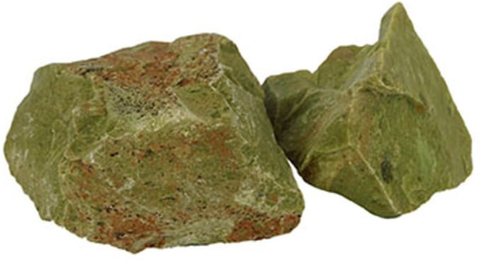Opaal groen ruw