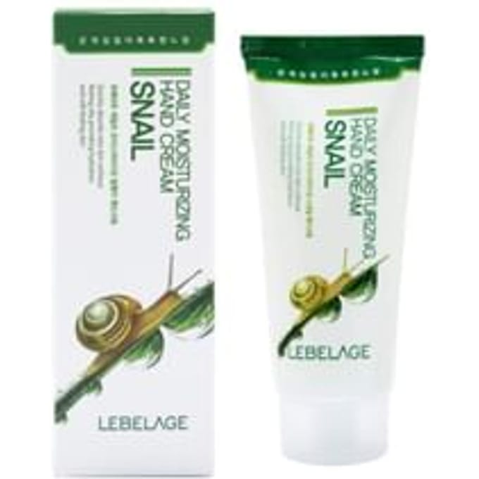 LEBELAGE Crème Mains Hydratante Quotidienne Escargot 100mL white