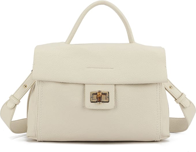 Giuliano kunstlederen handtas Madelief - Beige - Dames