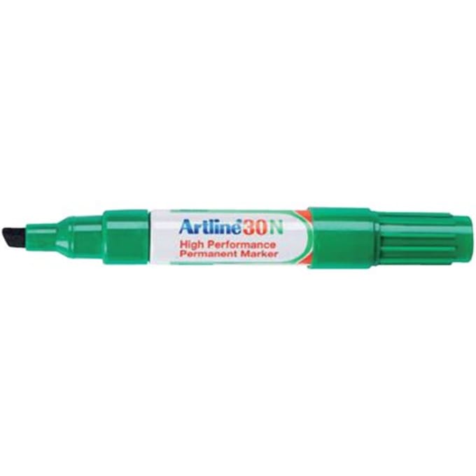 Viltstift Artline 30 schuin 2-5mm groen
