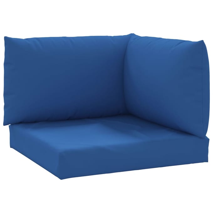 vidaXL - Palletkussens - 3 - st - oxford - stof - blauw