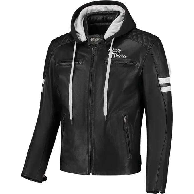 Motorjack met capuchon Rusty Stitches Super Jari V2