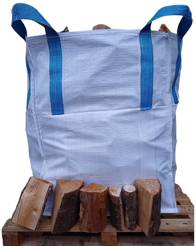Haardhout mix, Eik, Berk, Els | Big Bag van 1,0 kuub