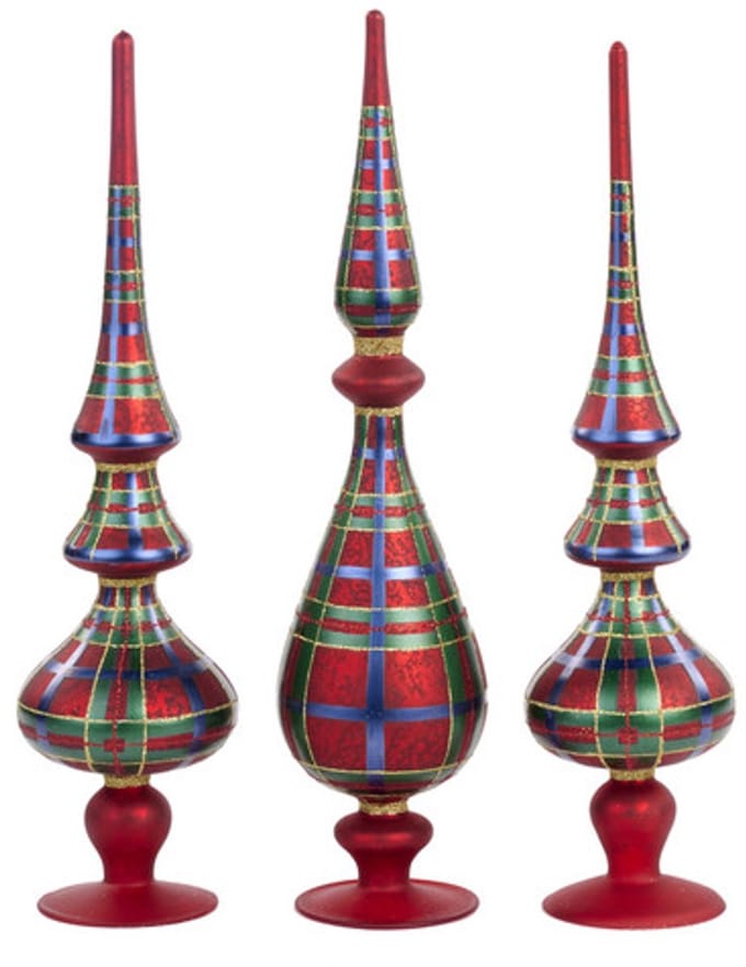 Goodwill - Kerstboom - Goud - H41 cm - 3 stuks
