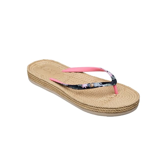 Roxy South Beach Iii Slippers Bruin,Roze EU 39 Vrouw