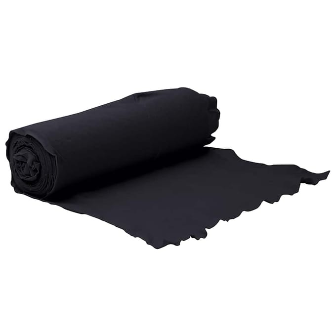 vidaXL - Geotextielmembraan - 1x10 - m - polyestervezel - zwart