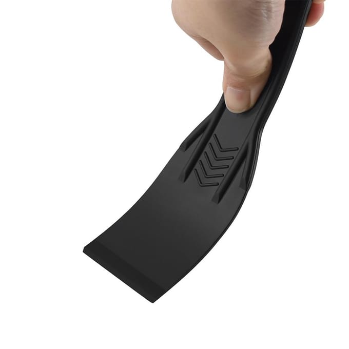 Aibecy 2 stks SLA DLP UV Hars 3D Afdrukken Model Schop Plastic Removal Tool Zwarte Spade Spatel 3 Inch black