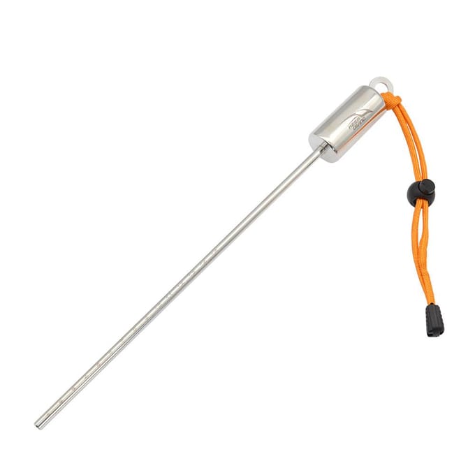 Pointeur de plongée sous-marine en acier inoxydable avec cordon pour plongée sous-marine orange