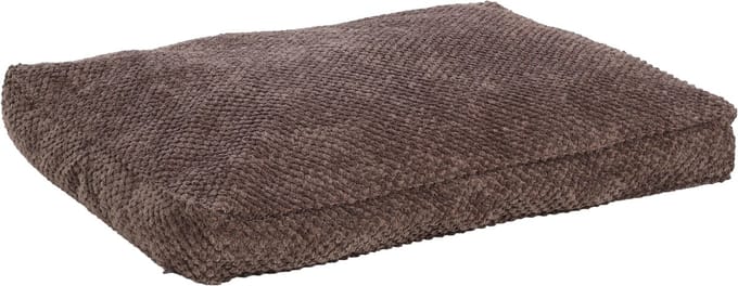 Kussen Erbel Rechthoekig Taupe met rand 80x60x10cm