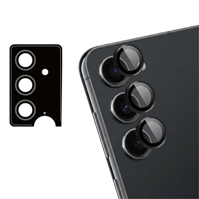 imoshion Camera Lens Protector - Geschikt voor Samsung Galaxy S24 Plus - 2 Pack - Zwart
